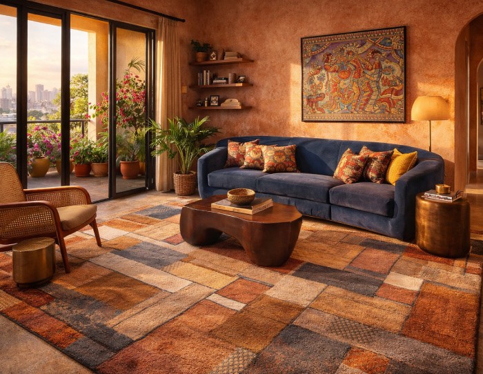 Geometric rugs